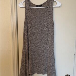 Pinc brown Knit flowy tank Top